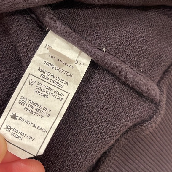 New Mod-O-Doc
French Terry Long Sleeve Draped Front Jacket Size S/M - Picture 7 of 10